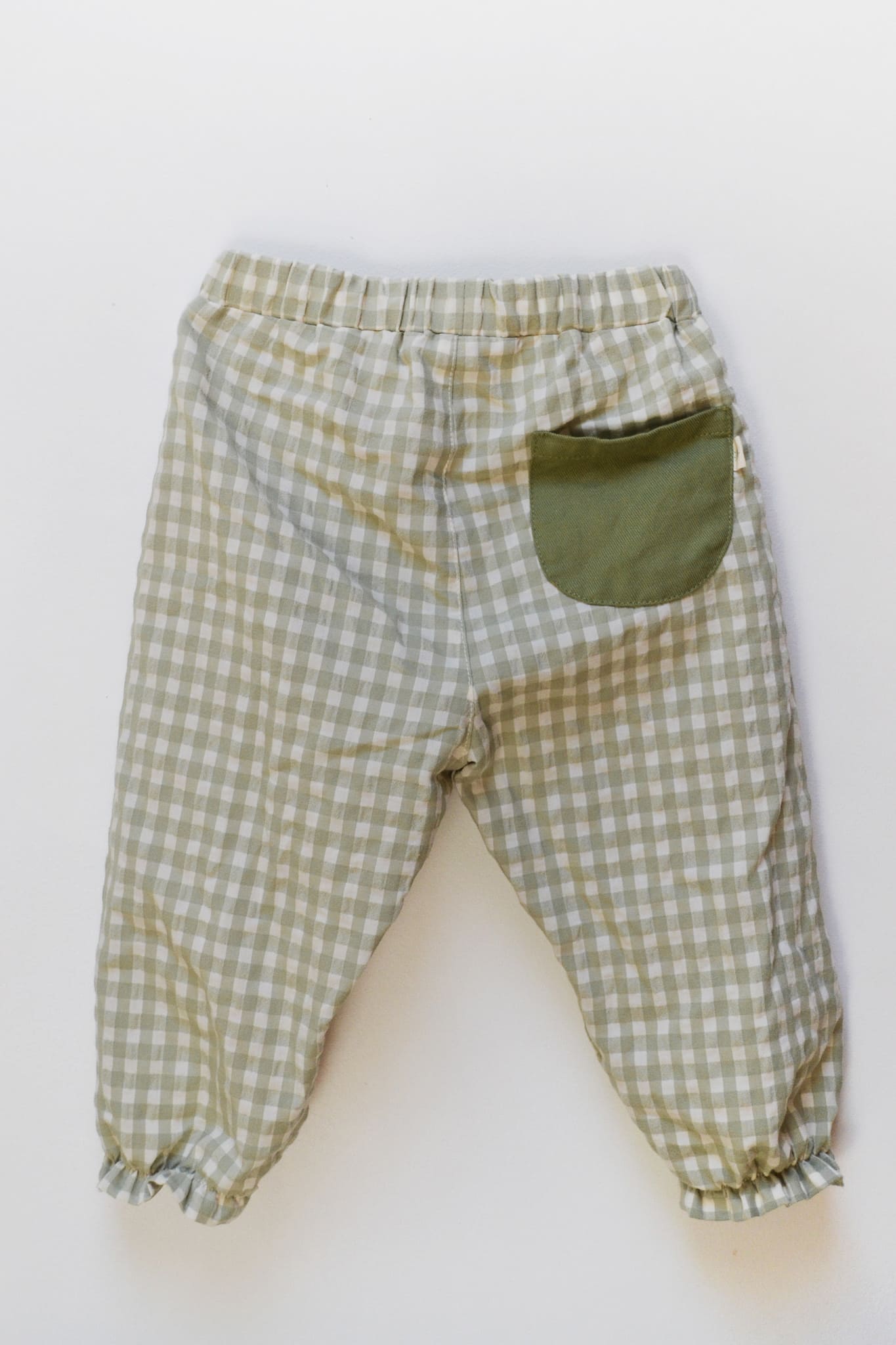 Pantalon Adam carreaux vert