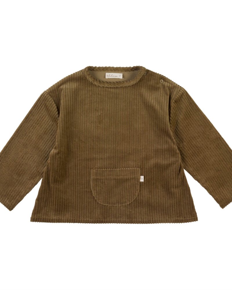 Top Gabrino velours camel
