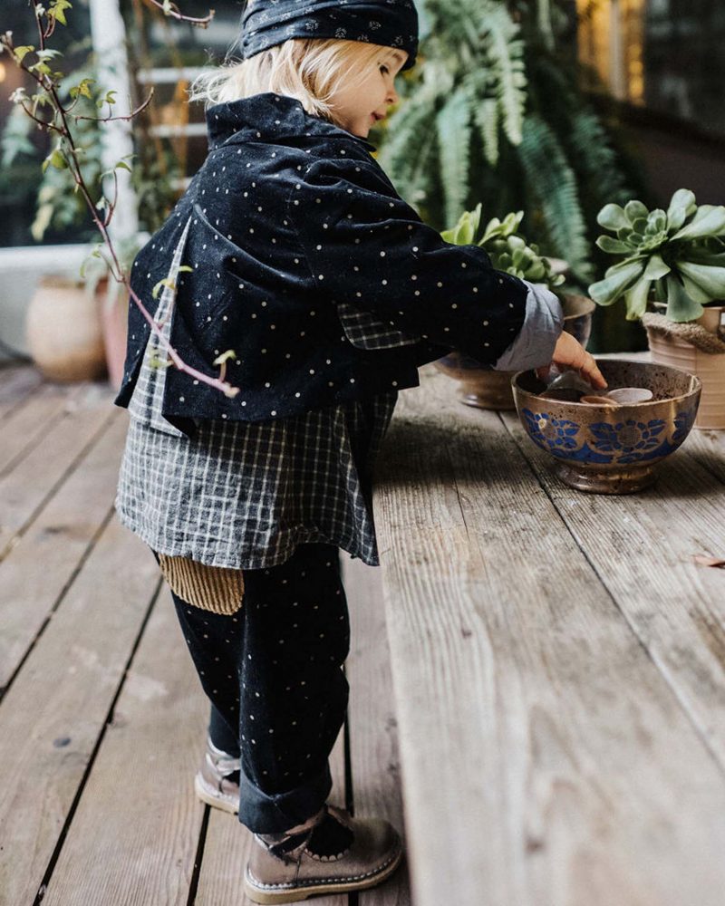 Blouse Anne Carreaux vert