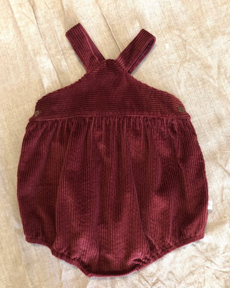 Salopette bébé Léonard Framboise