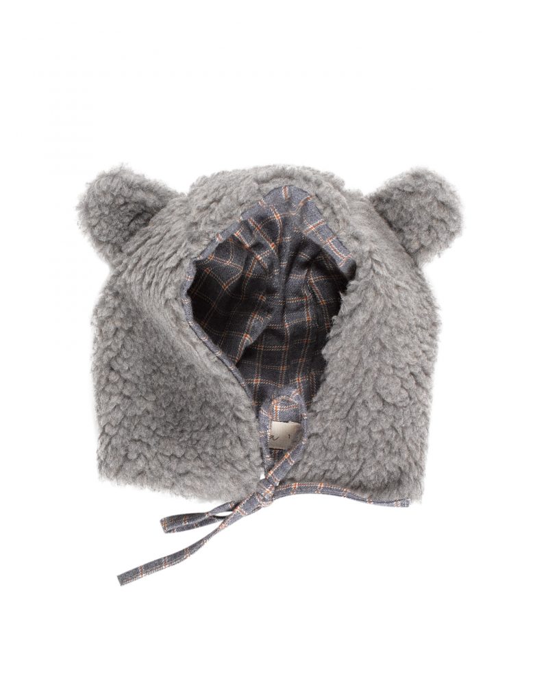 Bonnet Ourson gris
