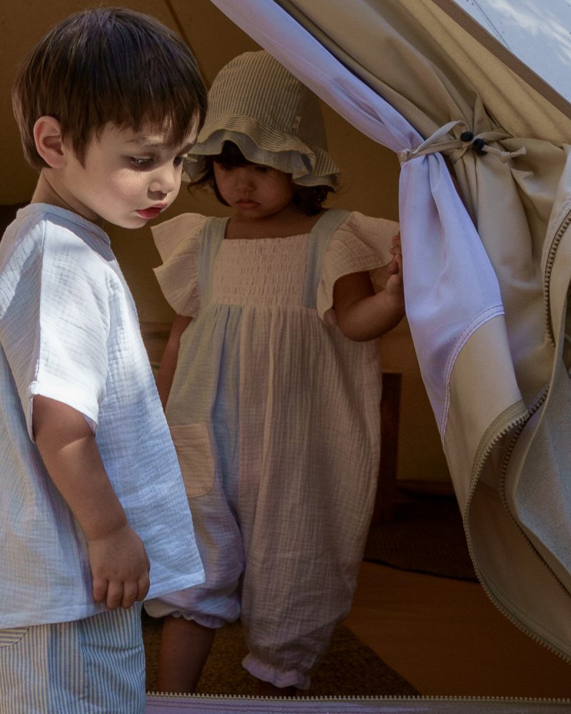 Lio bleu (COTON ORGANIQUE)