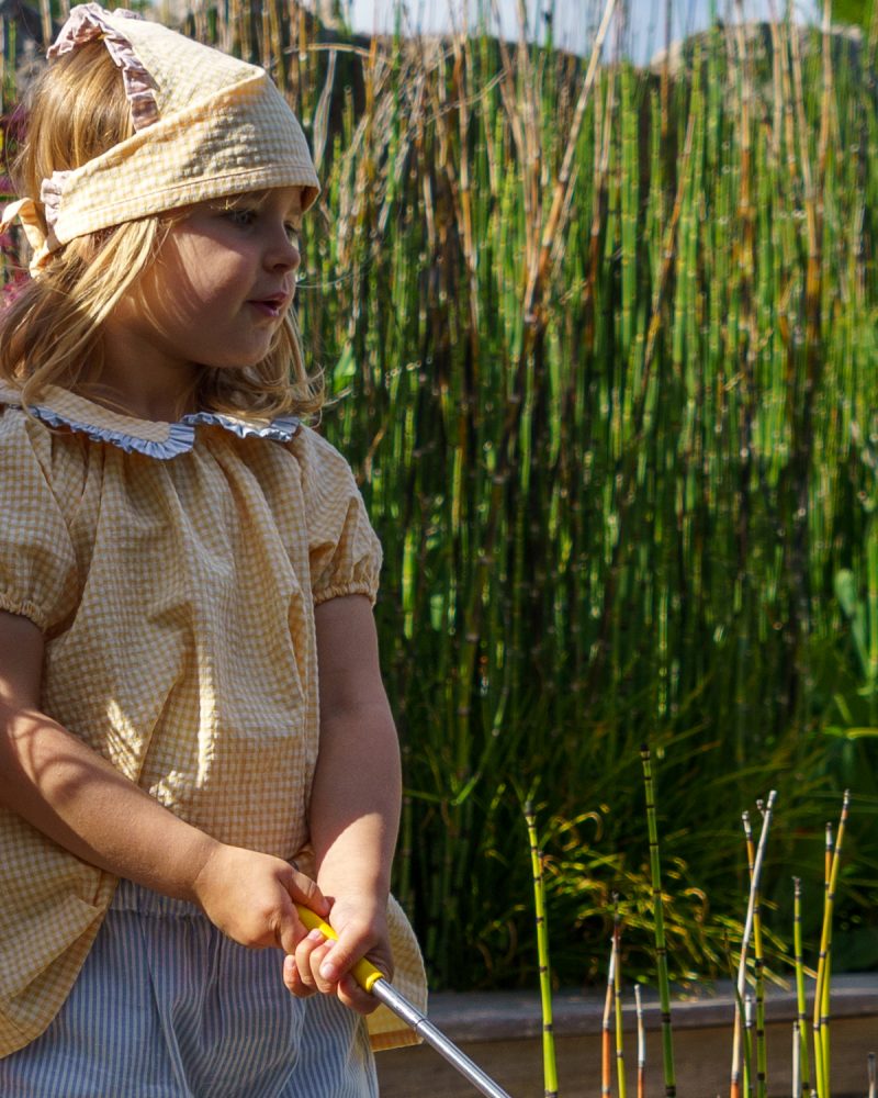 Blouse Charlotte vichy jaune