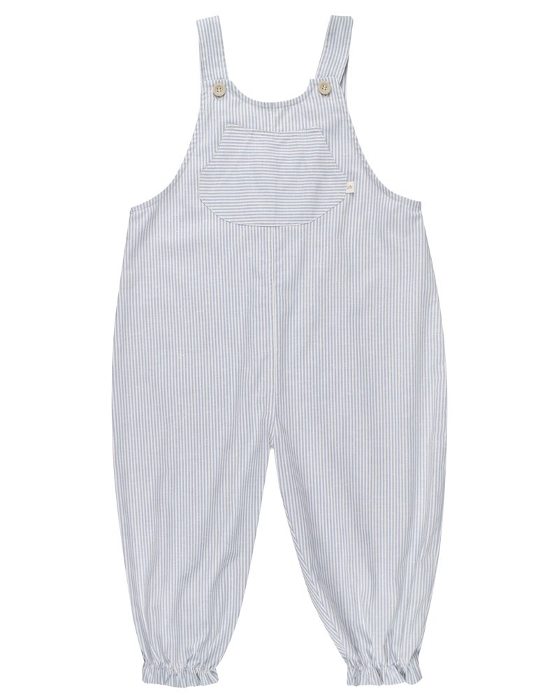 Salopette Ida rayée bleu