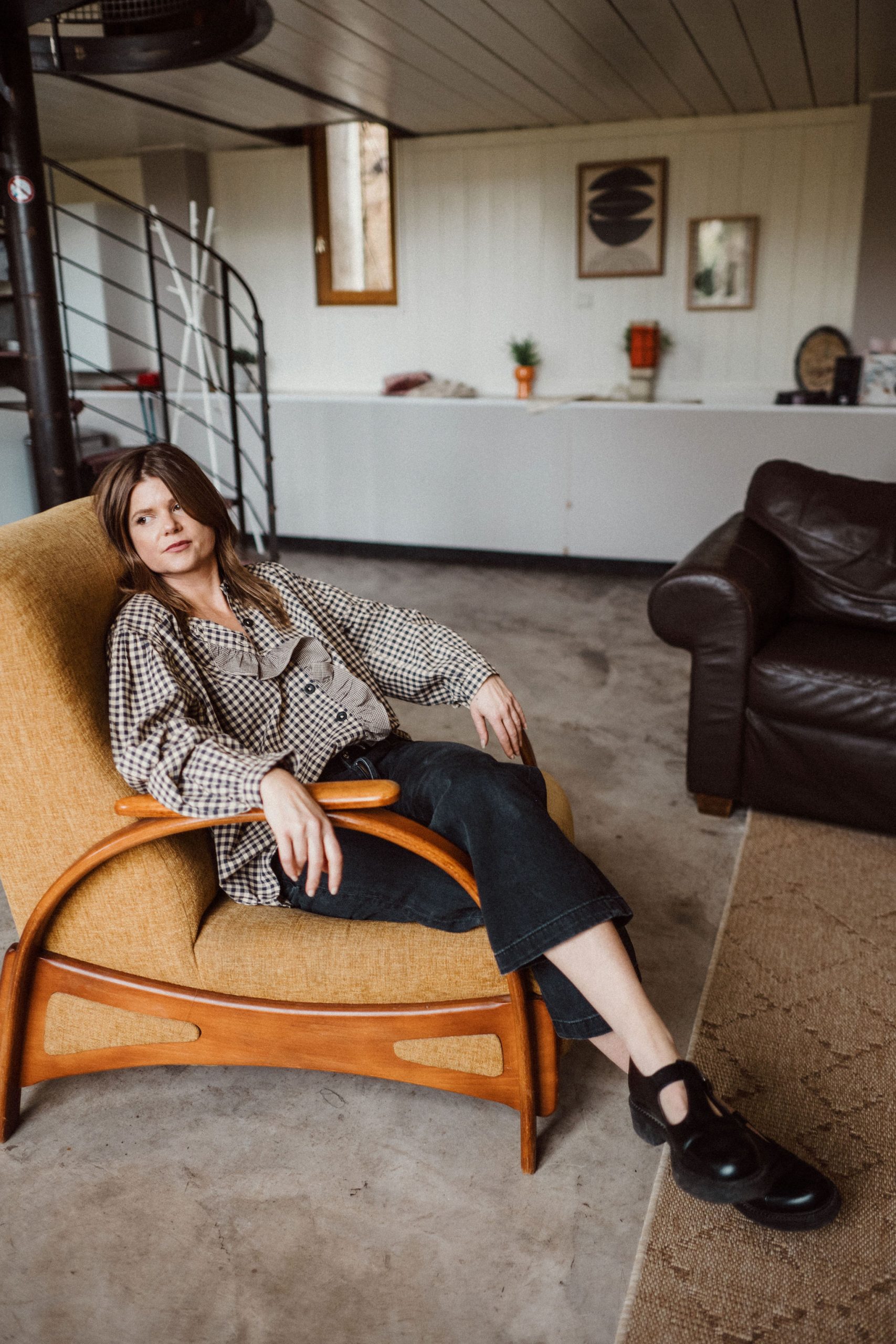 Blouse Maryse gros carreaux