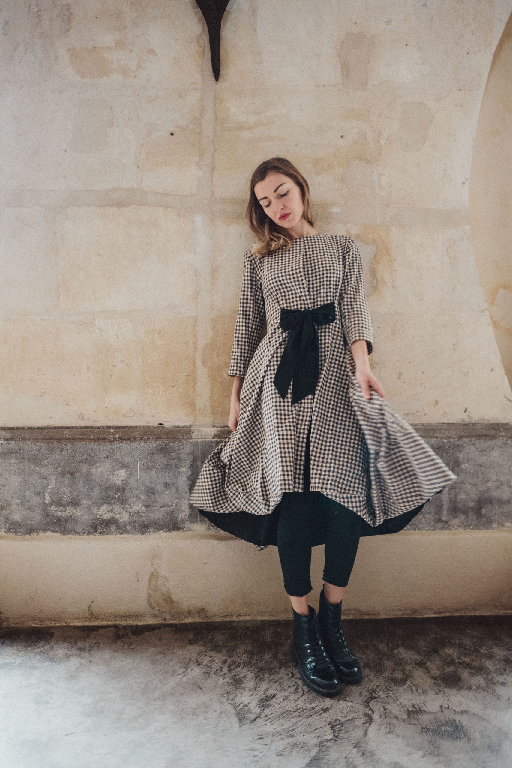 Robe Berenice gros carreaux – Image 5