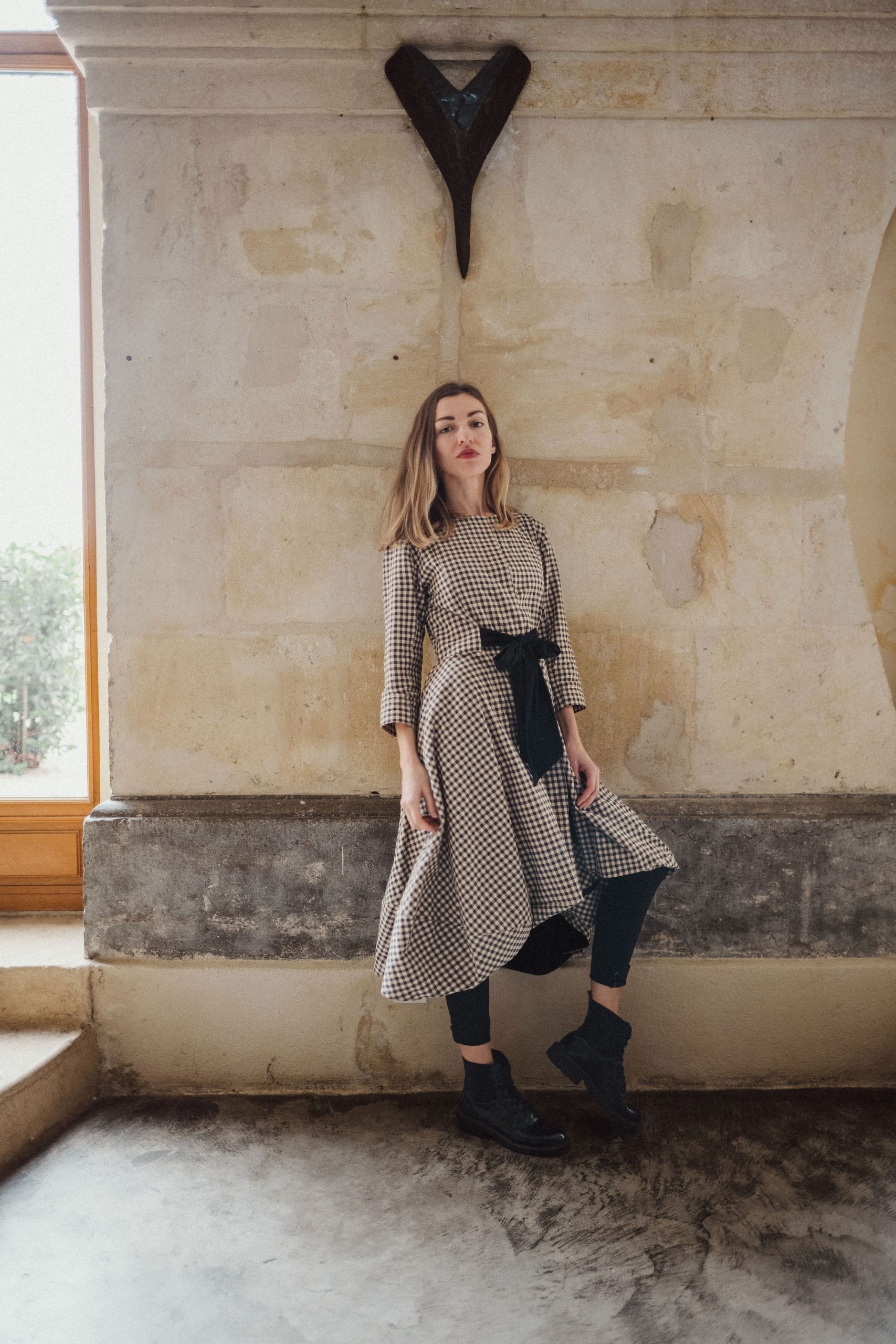 Robe Berenice gros carreaux – Image 4