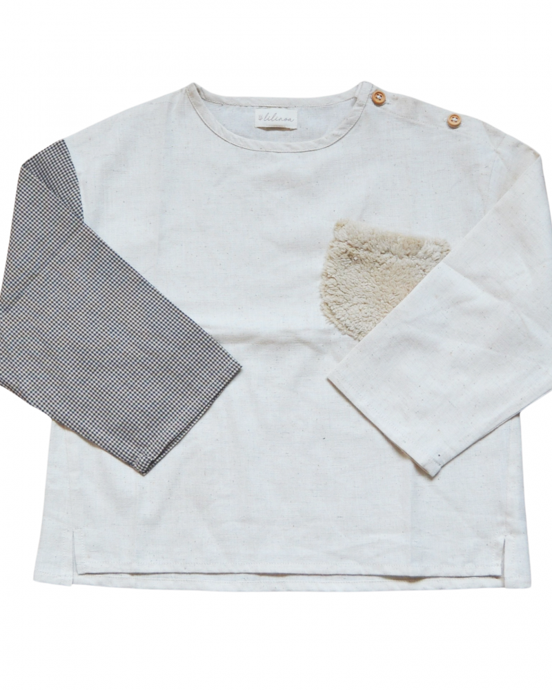 Top Unisex Lucas écru