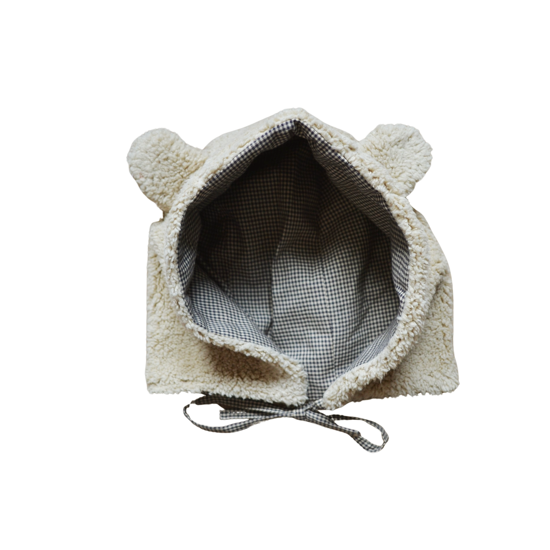 Bonnet Ourson moumoutte beige