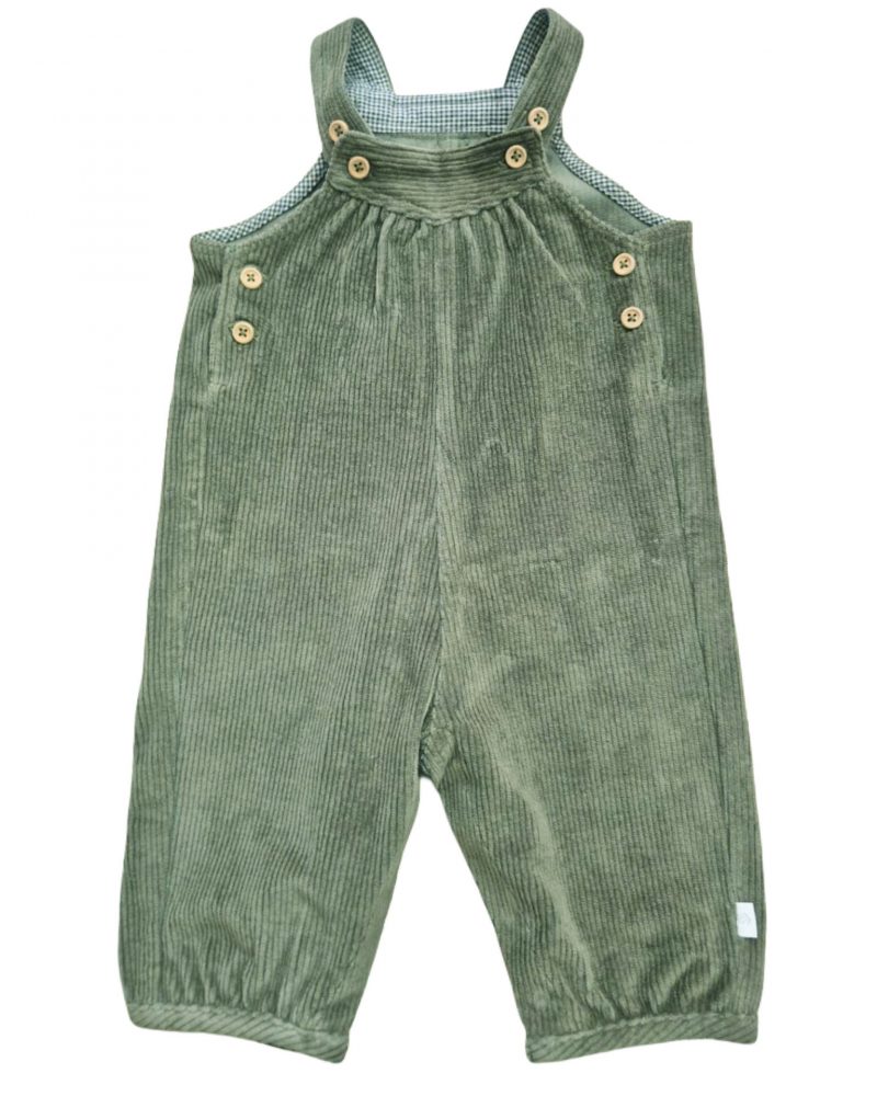 salopette Gaby velours vert