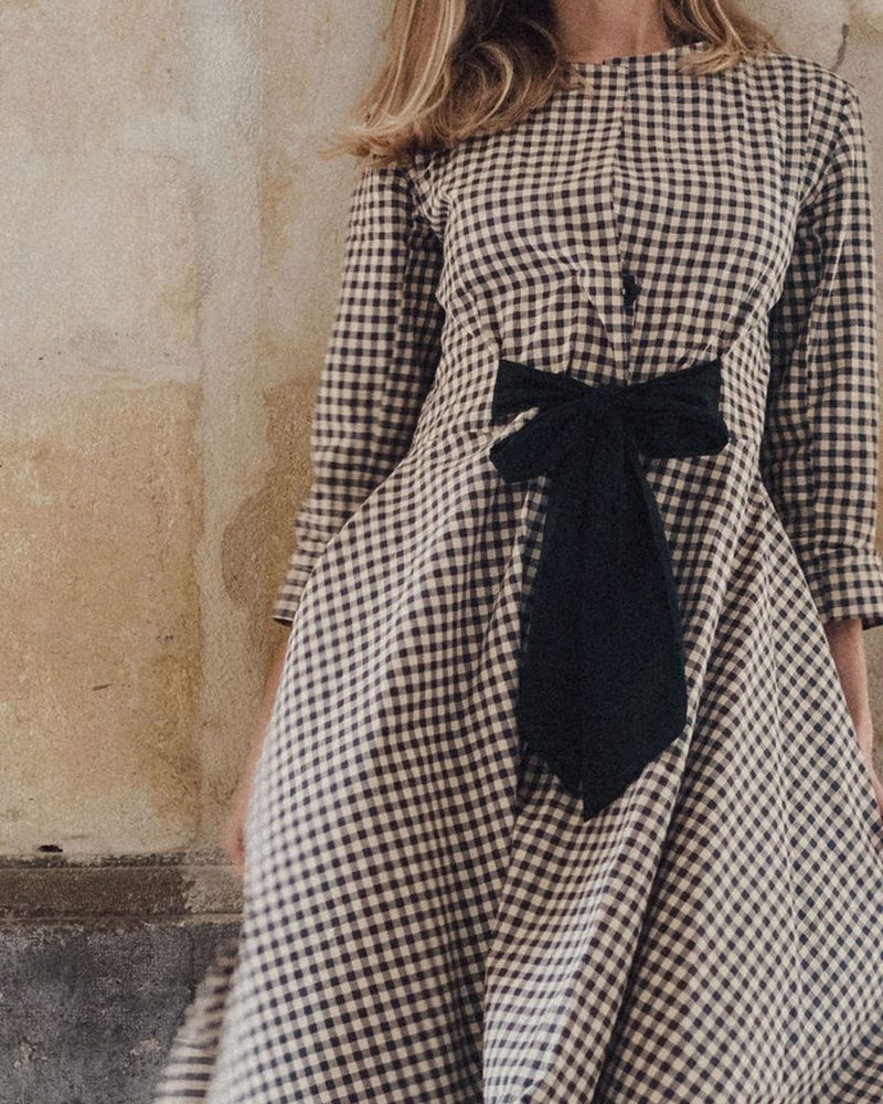 Robe Berenice gros carreaux