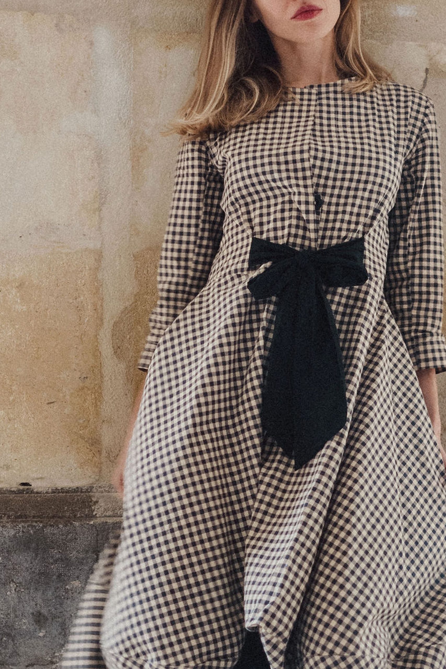 Robe Berenice gros carreaux