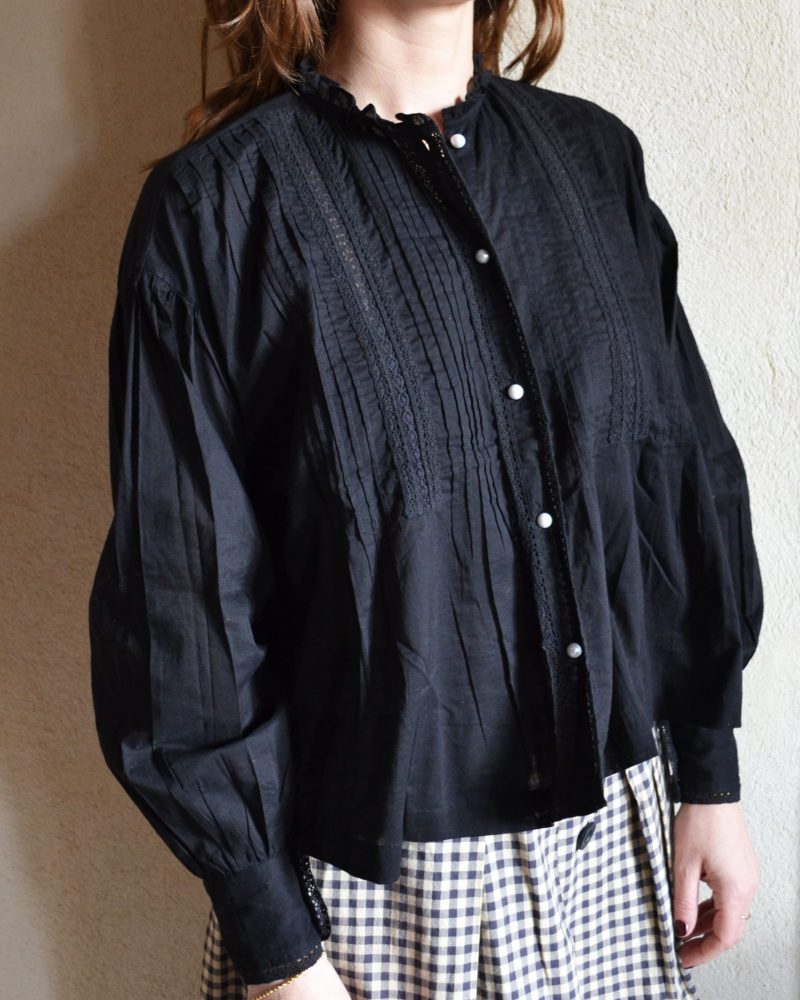 Blouse Victoire noire