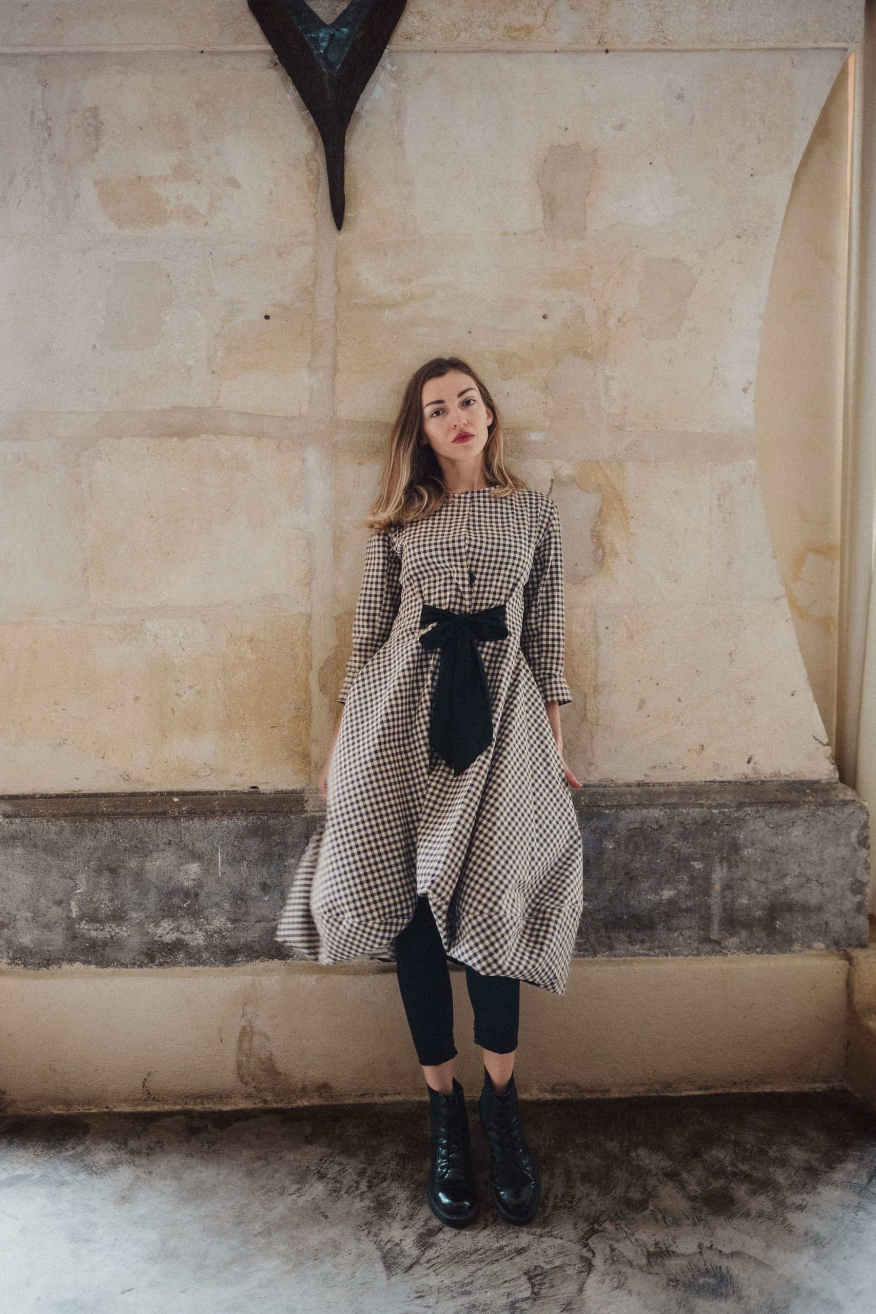 Robe Berenice gros carreaux