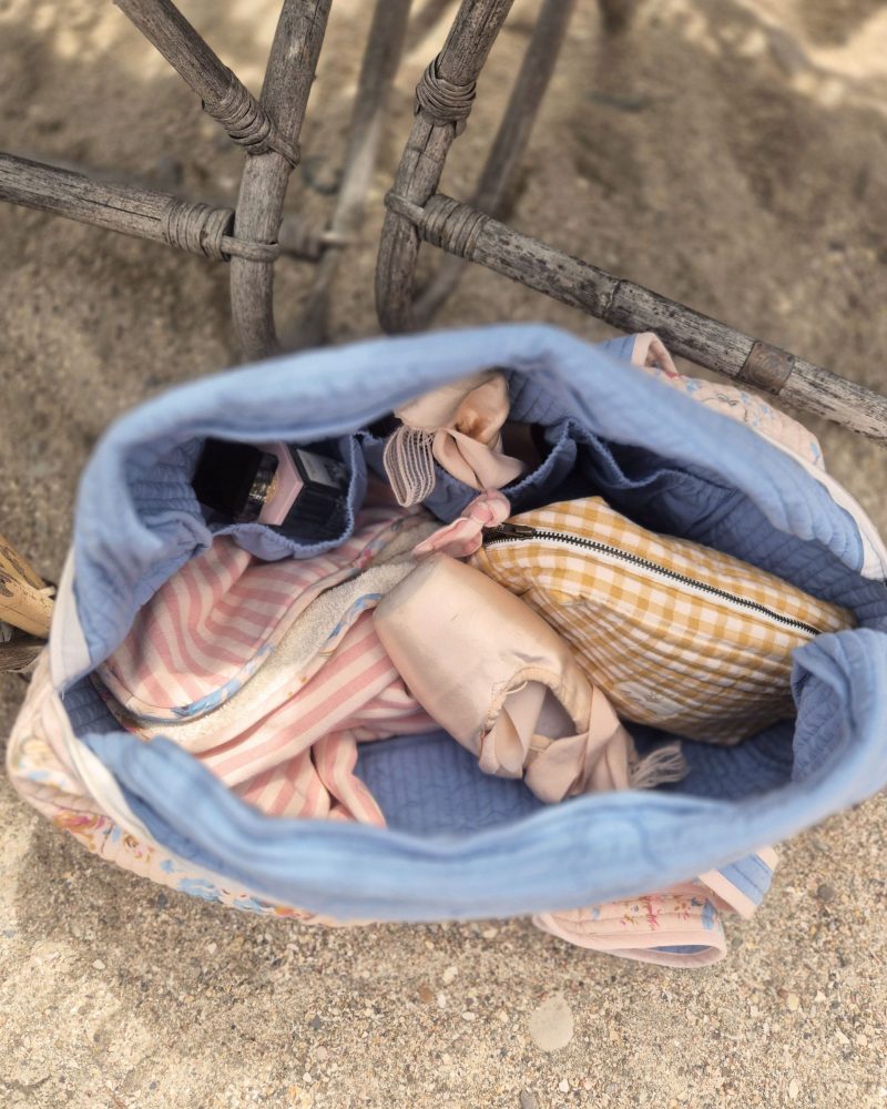 Sac wee-end / sac à langer fleur