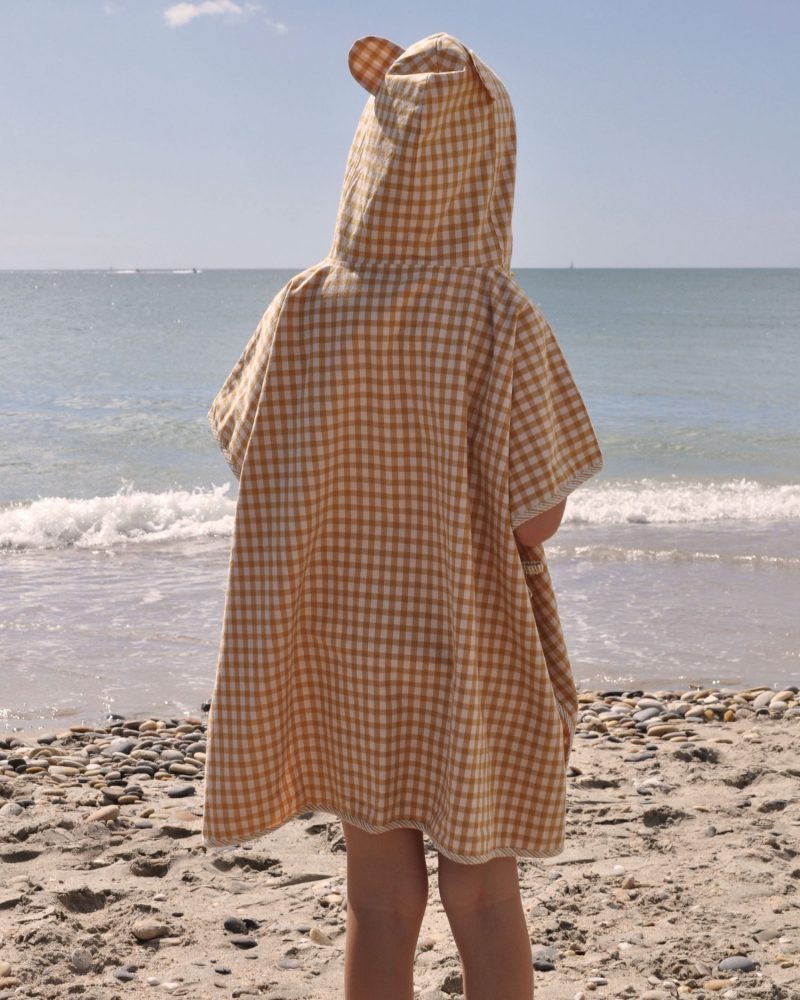 Poncho enfant vichy