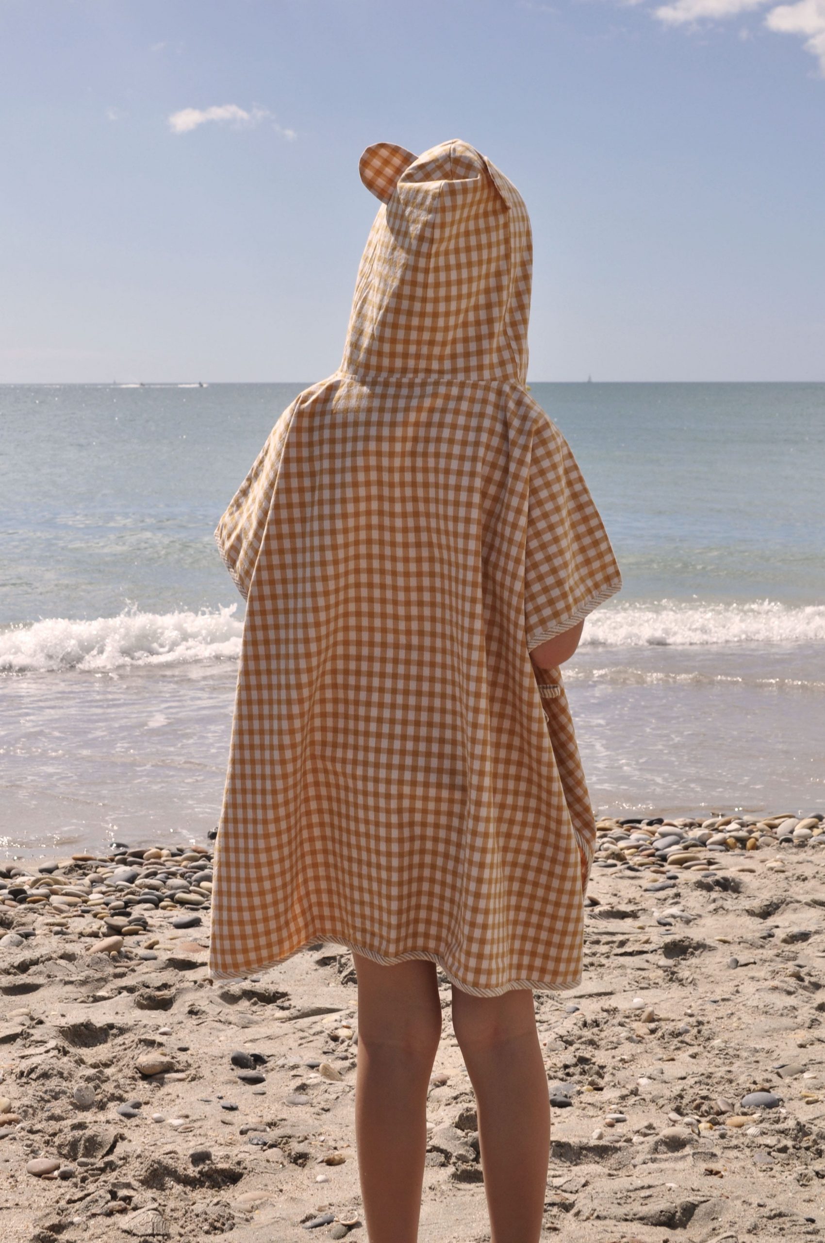 Poncho enfant vichy – Image 2