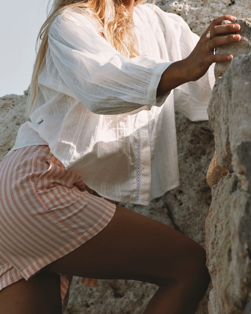 Blouse Mila dobby coton