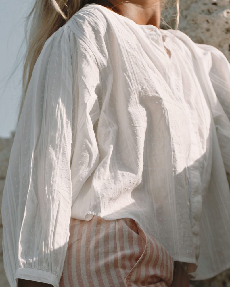 Blouse Mila dobby coton