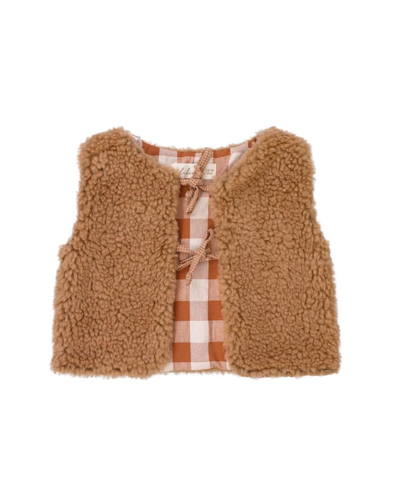 Gilet Lucien moumoutte camel
