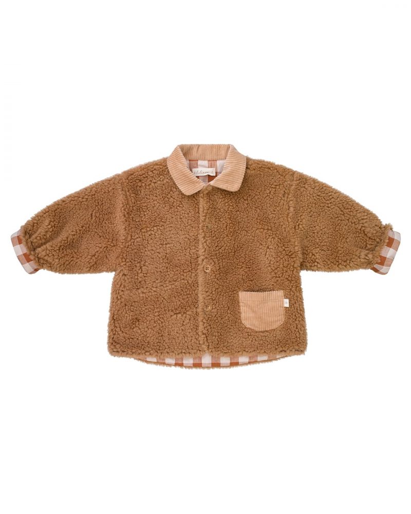 Manteau Armance moumoutte camel