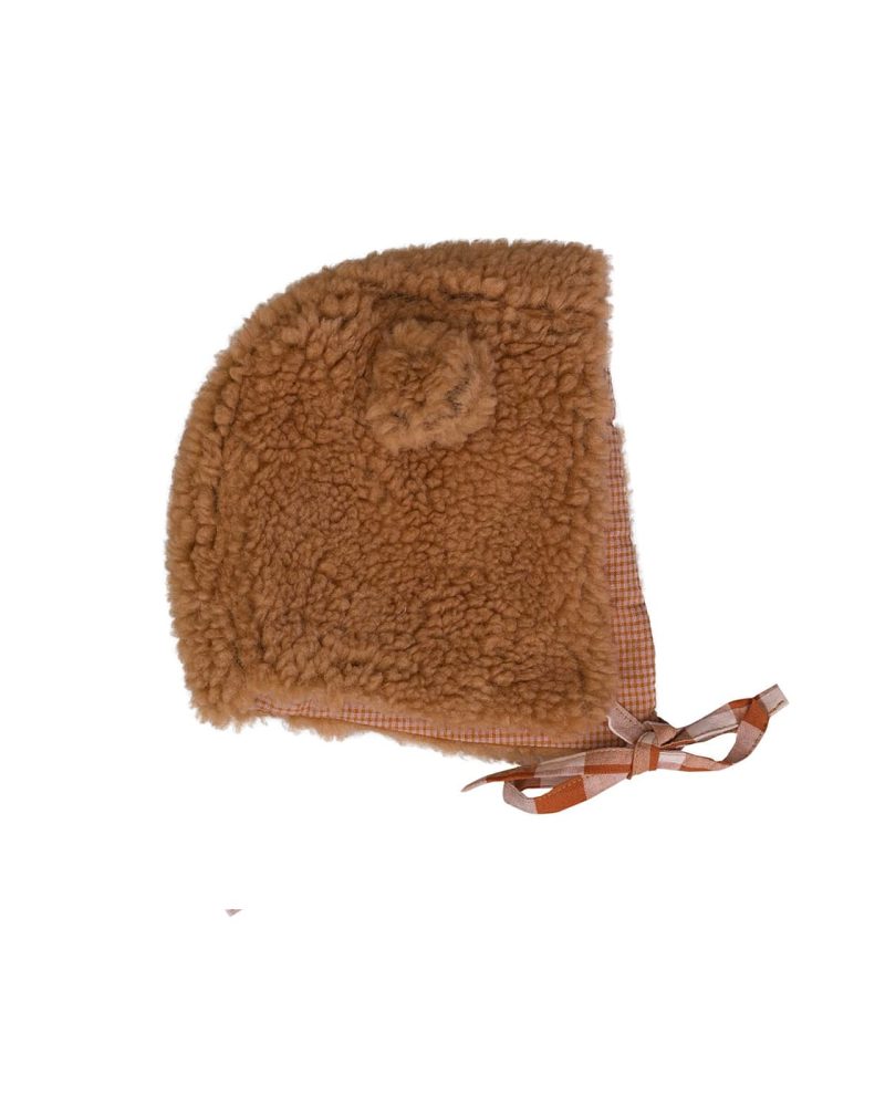Bonnet Ourson moumoutte camel