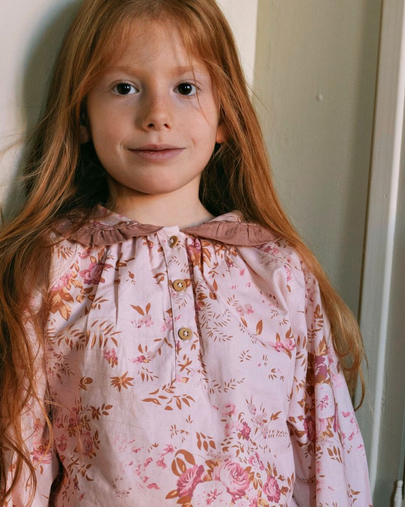 Blouse Claudie grosse fleur